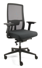 DUKE Bureaustoel netwave rug met lende steun