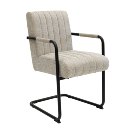 Vergaderstoel ISA met ZWART buisframe - Kick Collection
