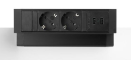 Power Desk Up 2.0 2x stroom + 2x USB