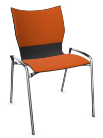 Casala Lynx III - 2582/00 kunststof schaal voorzijde gestoffeerd