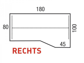 Bureau Casa Alphabureau 180x80 - 100x45cm