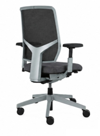 Bureaustoel Giroflex 68 Netwave Originele Stof Grijs Refurbished