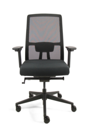 DUKE Bureaustoel netwave rug met lende steun