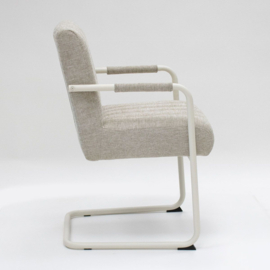 Vergaderstoel ISA met WIT buisframe - Kick Collection