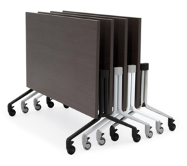 Verrijdbare klaptafel SC157, hoogte 72,5 cm compleet met blad