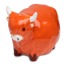 Highland Coo Koe Keramiek Peper- en zoutstel