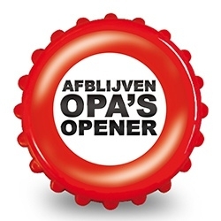 Magneetflesopener - Afblijven opa's opener