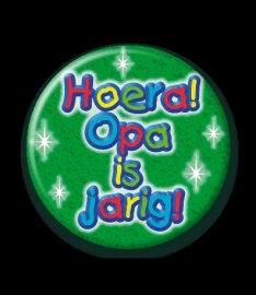 hoera! Opa is jarig!