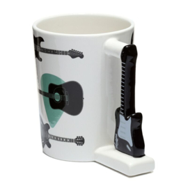 Headstock Gitaar - Gevormd Handvat Keramiek Mok