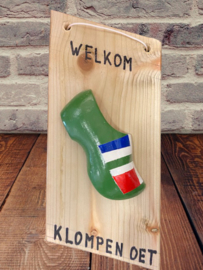 Welkom klompen oet