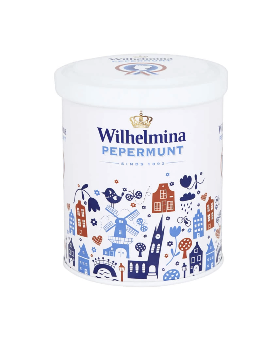 Wilhelmina pepermunt in blik