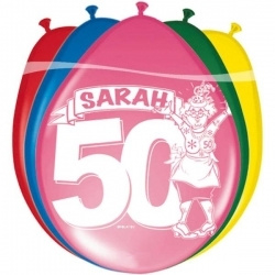 Ballonnen Sarah 8 stuks