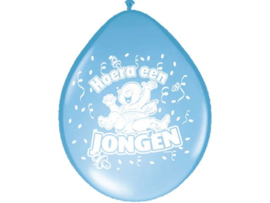 Ballonnen hoera een jongen