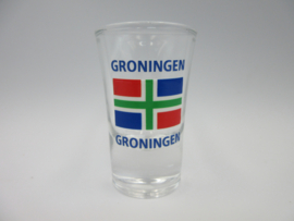Borrelglaasje Groninger vlag