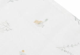 Hydrofiele Doek Small 70x70cm - Lovely Birds - 3 Stuks