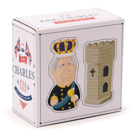 Koning Charles III Peper- en Zoutstel