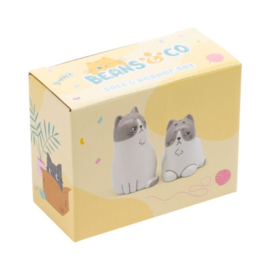 Beans & Co Katten Peper- en Zoutstel