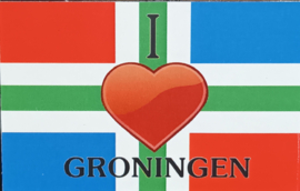 Flexmagneet I love Groningen