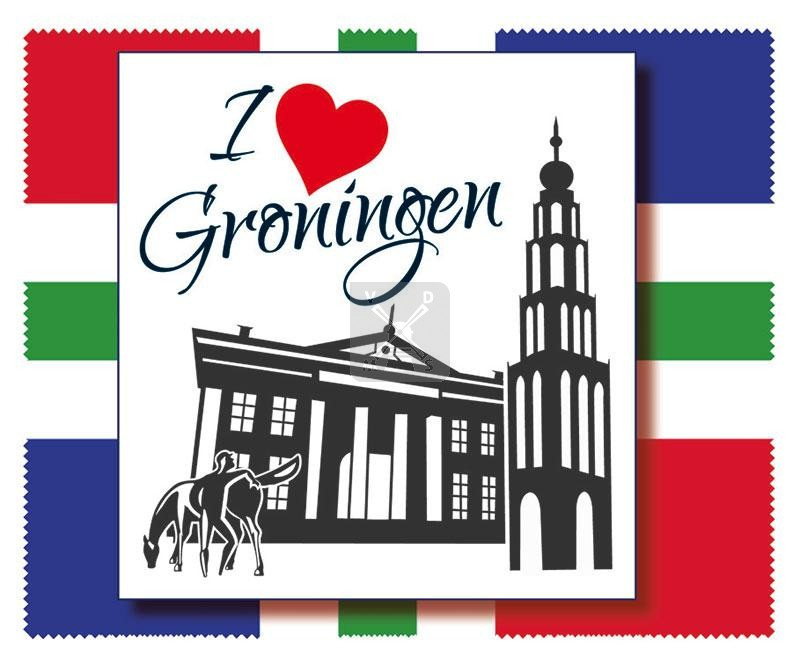 Brillendoekje I love Groningen