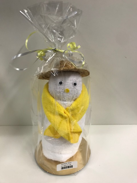 Handdoek figuur sneeuwpop