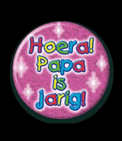 Fonkelnieuw Hoera! Papa is jarig! | Leeftijd buttons (diameter 5,5 cm CK-97