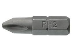 Kruisbits 25 mm - no. 2Philips ( verpakt per 5 )