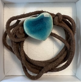 Chic Le Freak  Armband hart turkoois 2