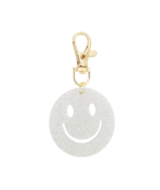 Smile tashanger/sleutelhanger Zilver