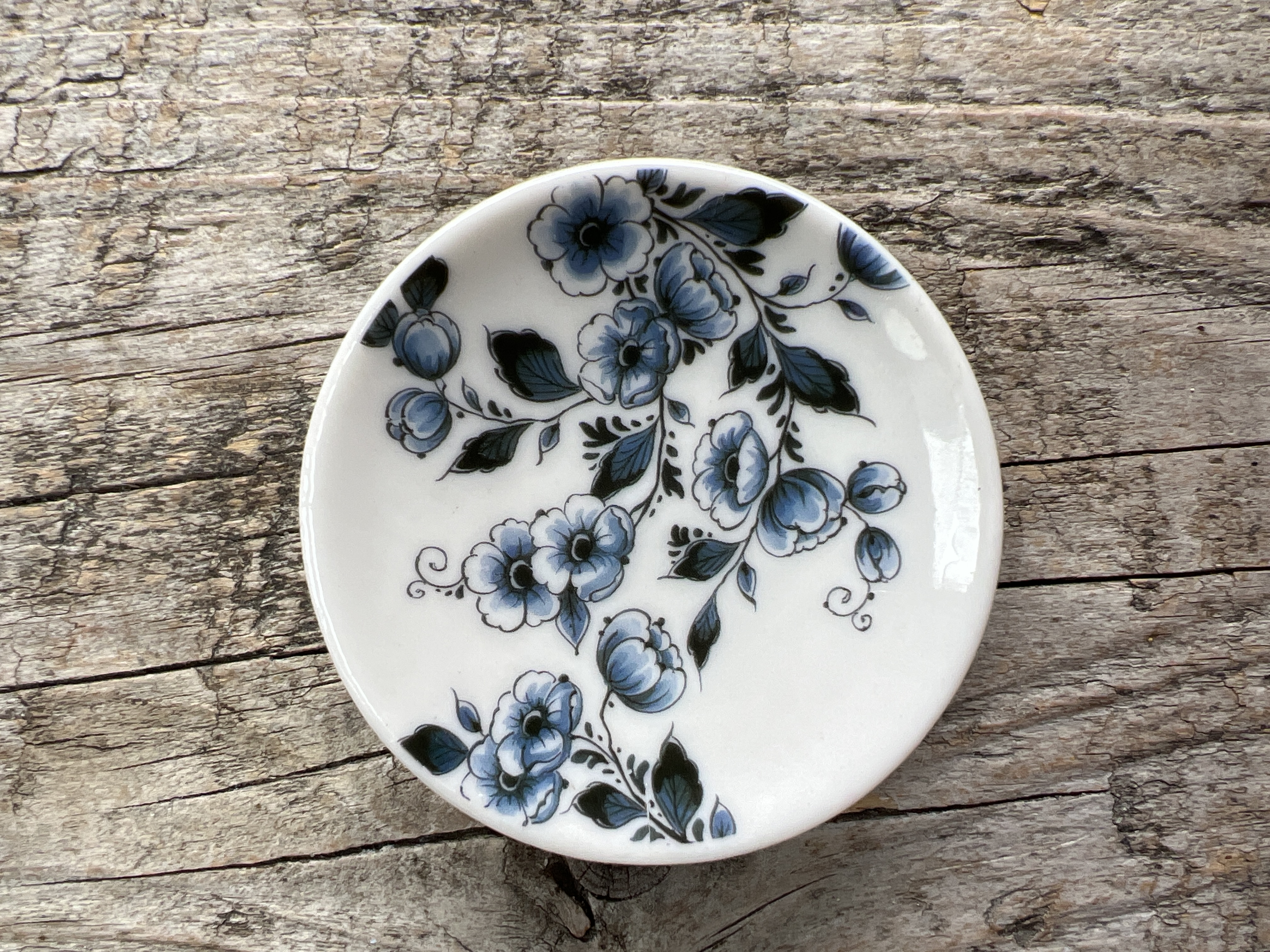 Magneetbordje Bloem Delfts Blauw