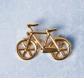 Broche Fiets Heinen Delftsblauw
