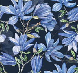 Servetten Ambiente Magnolia blauw