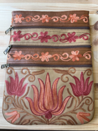 Tas zipper 5, (festival)tas leer HL24062