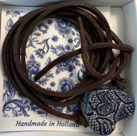 Chiclefreak Armband hart Delftsblauw