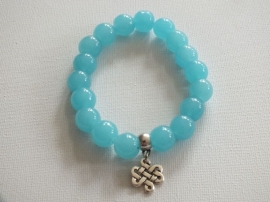 Armband Chalcedoon blauw turquois