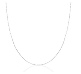 Rvs ketting zilver, 55cm