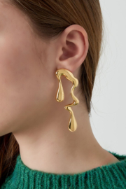 Statement oorbellen goud