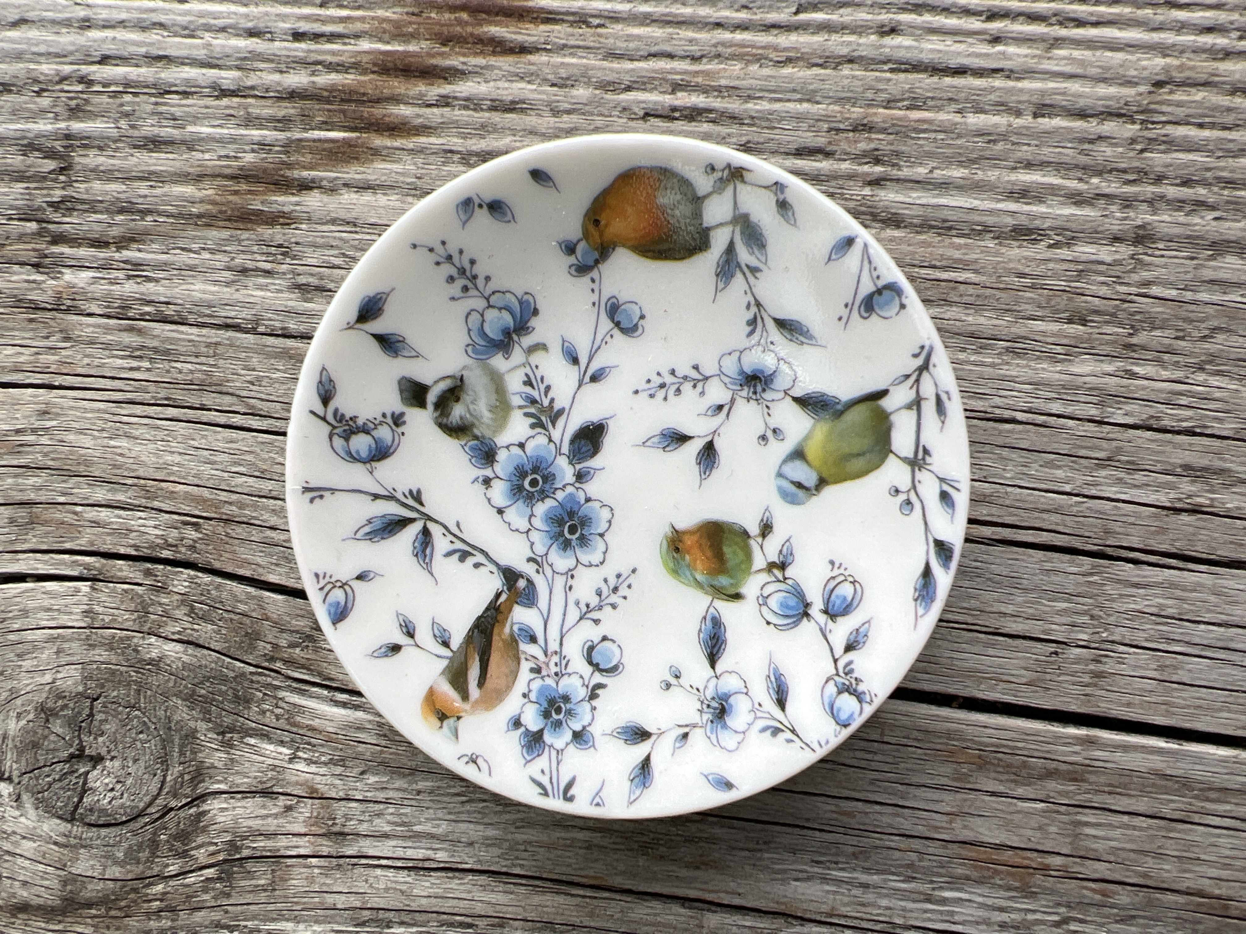 Magneetbordje bosvogels delftsblauw