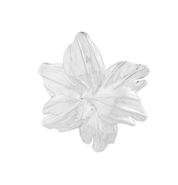 Broche Bloem zilverkleur