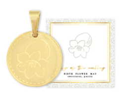 Birth flower mei goud, Lelietje van Dalen