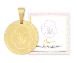 Birth flower februari goud, Viooltje