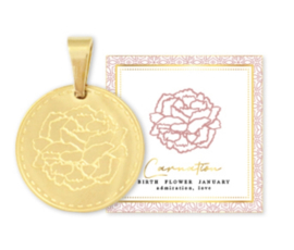 Birth flower januari goud, Tuin-anjer