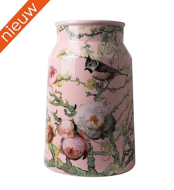 Vaas Melkbus Bosvogels Roze