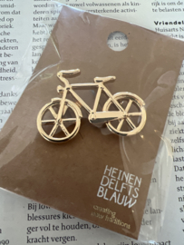 Broche Fiets Heinen Delftsblauw