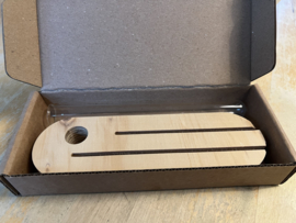 Brievenbuscadeautje Kaart en bloemetjes