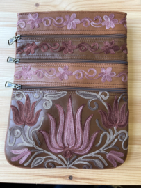 Happy Lona Tas zipper 5, (festival)tas leer HL240102