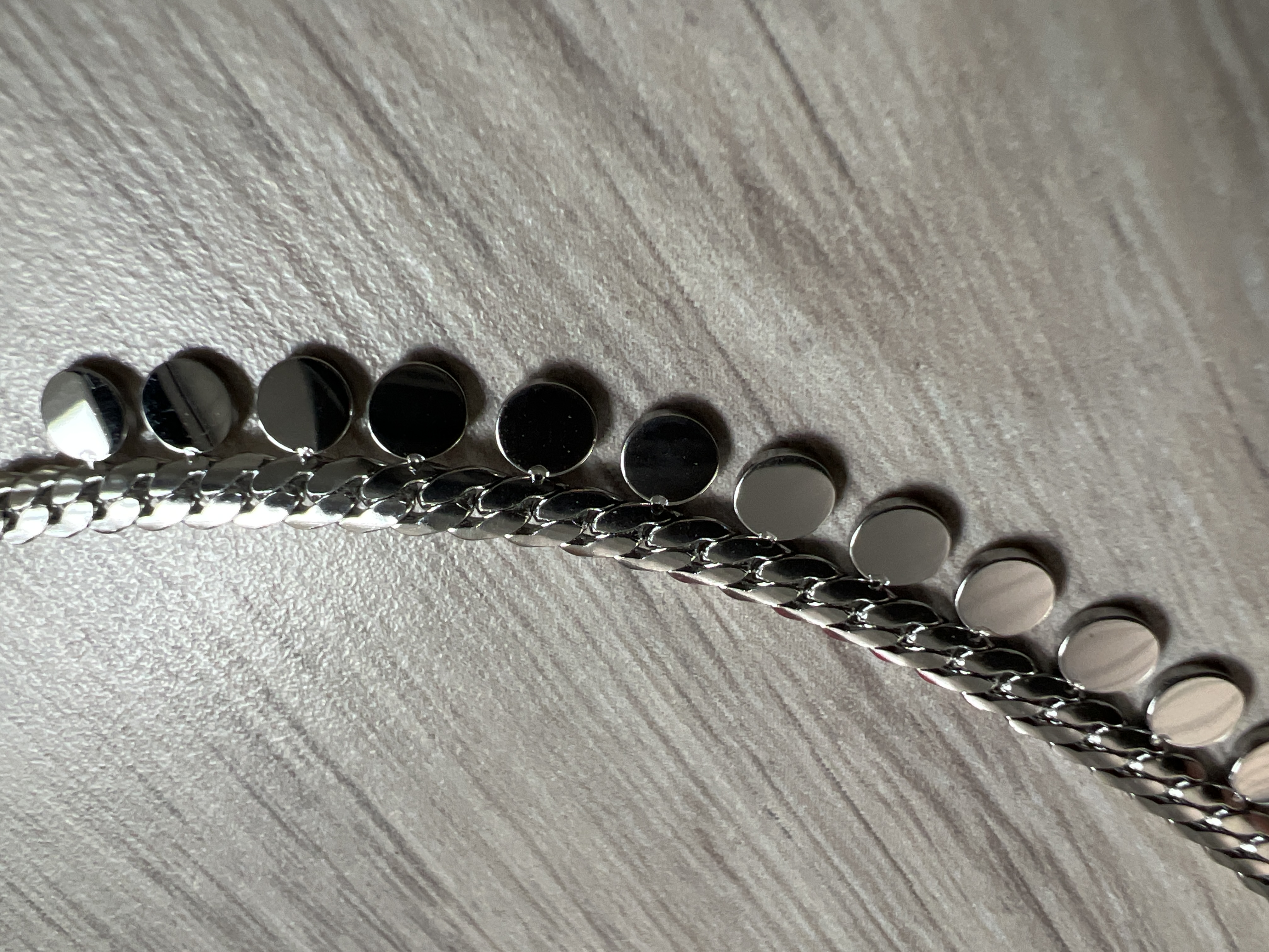 Ketting Yehwang Circles zilverkleur