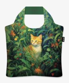 Ecozz shopper Cat in the garden, L. Hanes