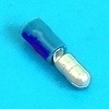 Bullet terminal male blauw 4.0mm