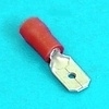Male terminal rood 4.8x0.5mm