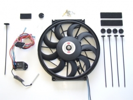 High performance enkele 12V fans - complete kit